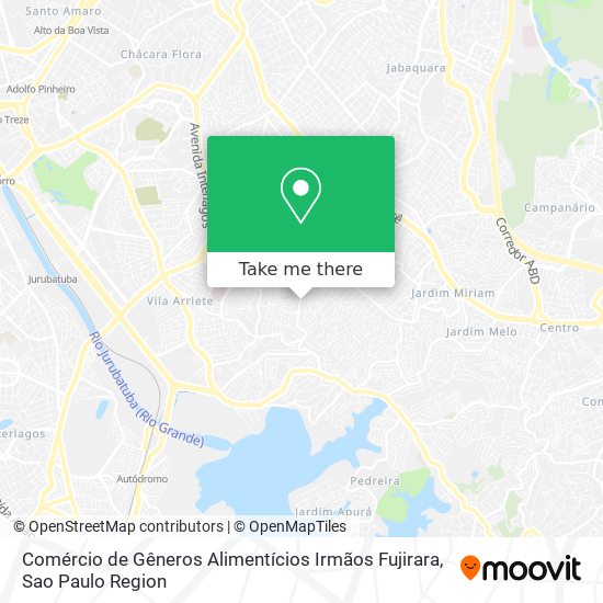 Comércio de Gêneros Alimentícios Irmãos Fujirara map