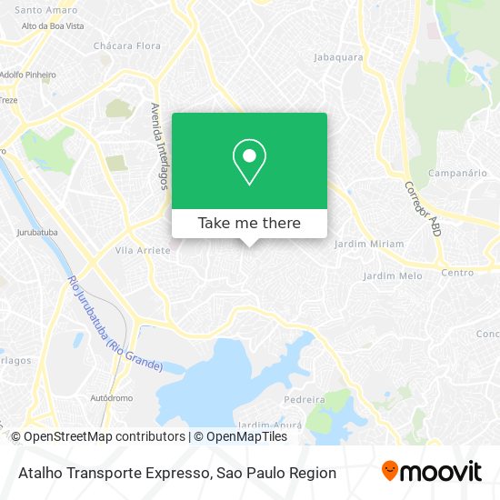 Atalho Transporte Expresso map