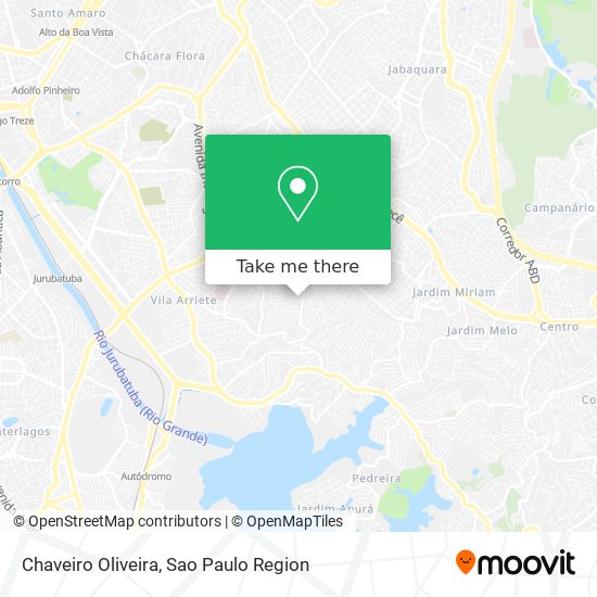 Chaveiro Oliveira map