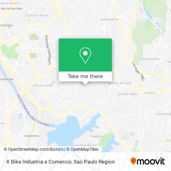 Mapa X Bike Industria e Comercio