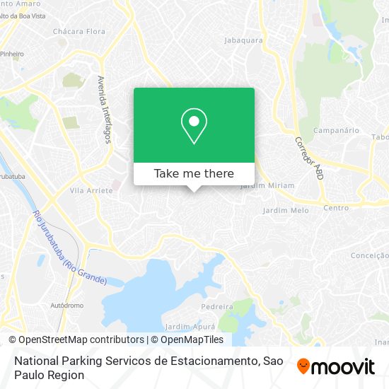 National Parking Servicos de Estacionamento map