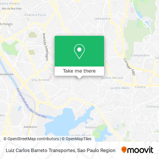 Mapa Luiz Carlos Barreto Transportes