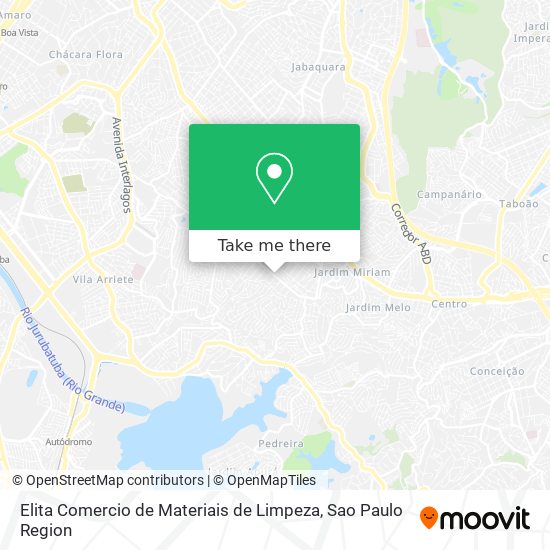 Elita Comercio de Materiais de Limpeza map