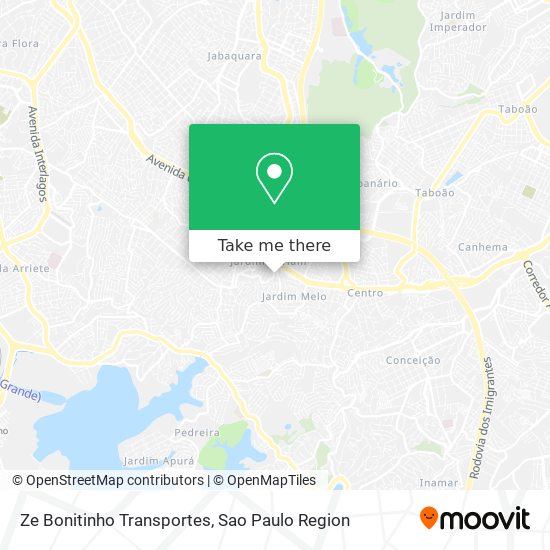 Mapa Ze Bonitinho Transportes