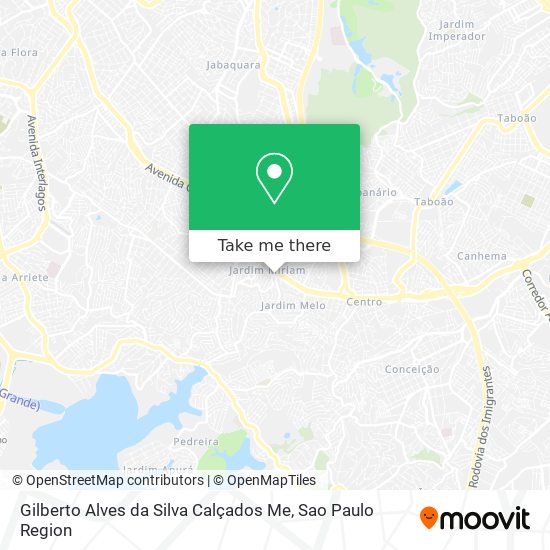 Gilberto Alves da Silva Calçados Me map