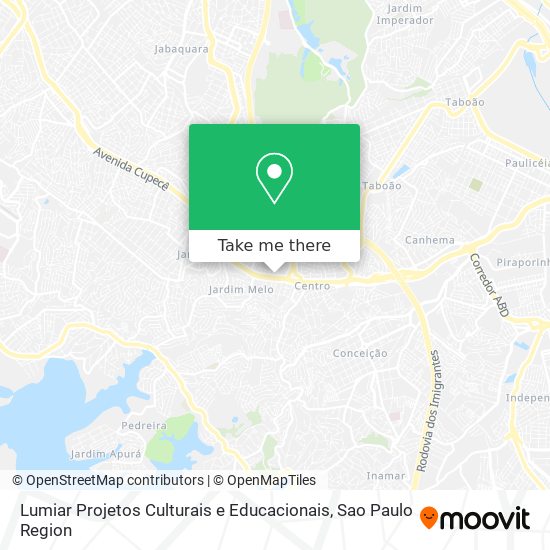 Mapa Lumiar Projetos Culturais e Educacionais