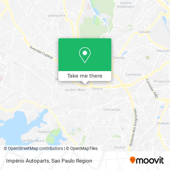 Império Autoparts map