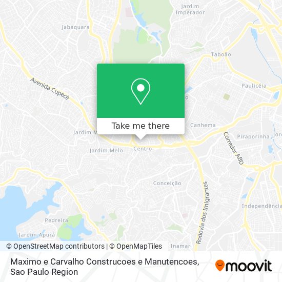 Mapa Maximo e Carvalho Construcoes e Manutencoes