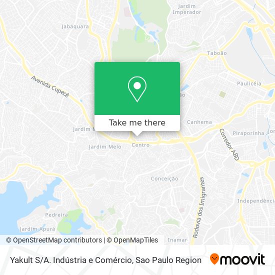 Yakult S / A. Indústria e Comércio map