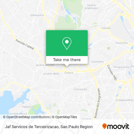 Mapa Jaf Servicos de Terceirizacao