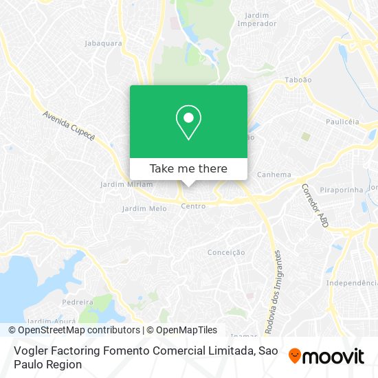 Mapa Vogler Factoring Fomento Comercial Limitada