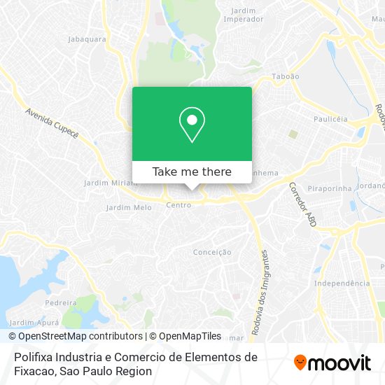 Mapa Polifixa Industria e Comercio de Elementos de Fixacao