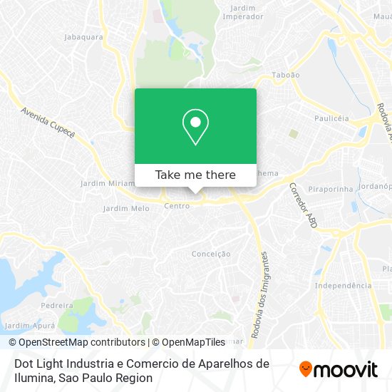 Dot Light Industria e Comercio de Aparelhos de Ilumina map