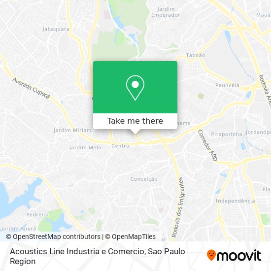 Mapa Acoustics Line Industria e Comercio