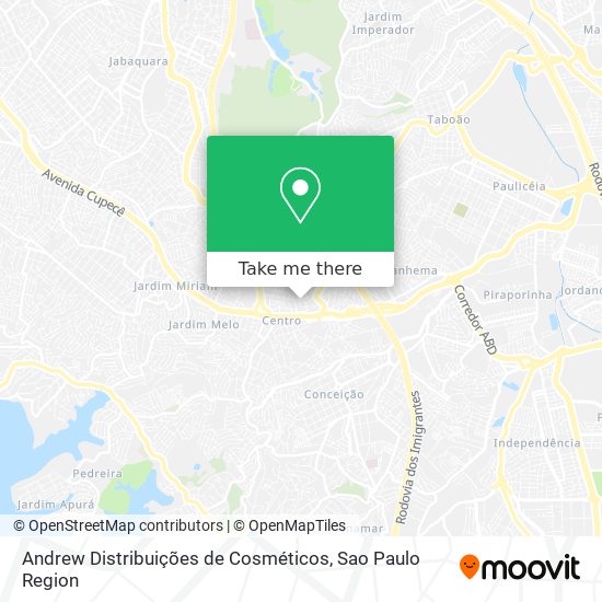 Mapa Andrew Distribuições de Cosméticos