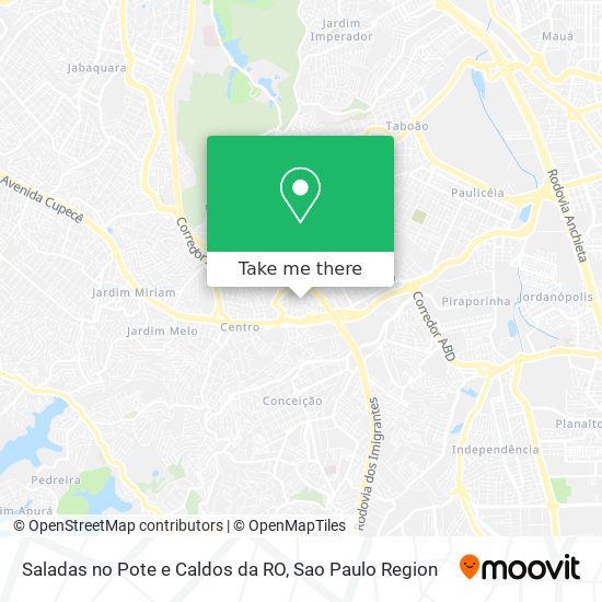 Mapa Saladas no Pote e Caldos da RO