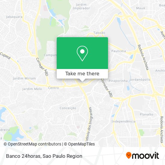 Mapa Banco 24horas