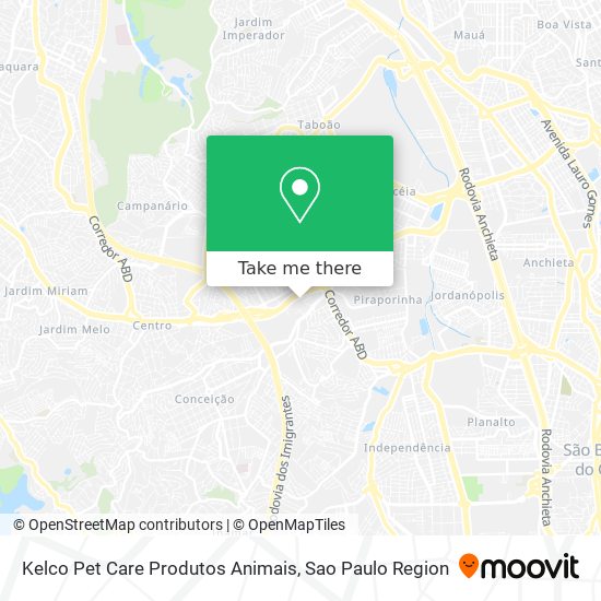 Mapa Kelco Pet Care Produtos Animais