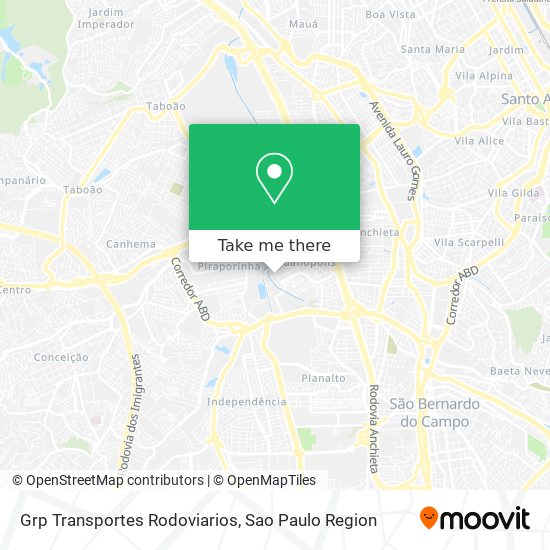 Mapa Grp Transportes Rodoviarios