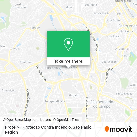 Mapa Prote-Nil Protecao Contra Incendio