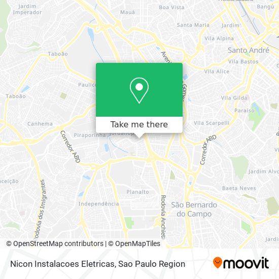 Nicon Instalacoes Eletricas map