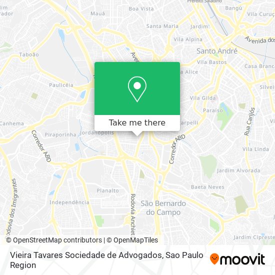 Mapa Vieira Tavares Sociedade de Advogados