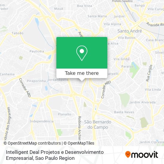 Intelligent Deal Projetos e Desenvolvimento Empresarial map