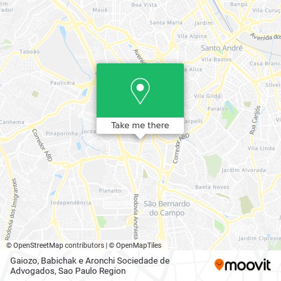 Mapa Gaiozo, Babichak e Aronchi Sociedade de Advogados