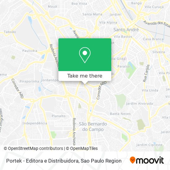 Portek - Editora e Distribuidora map