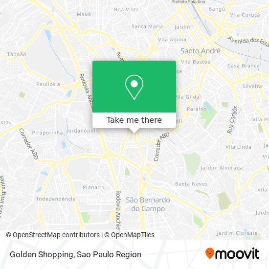 Golden Shopping map