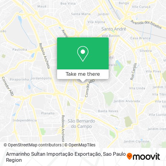 Armarinho Sultan Importação Exportação map