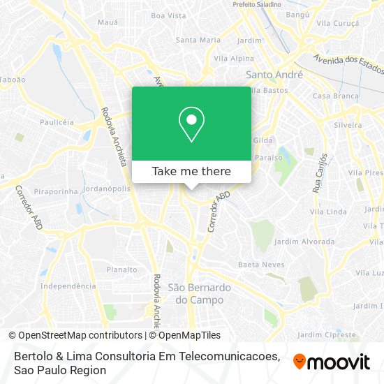 Bertolo & Lima Consultoria Em Telecomunicacoes map