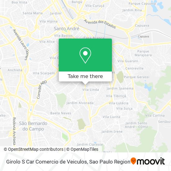 Girolo S Car Comercio de Veiculos map