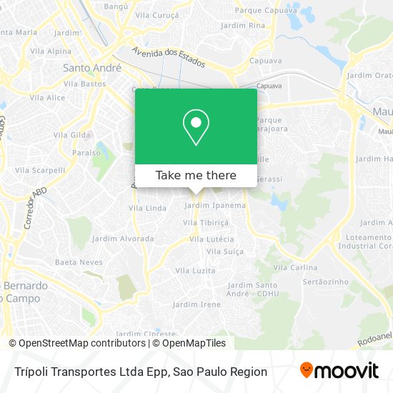 Trípoli Transportes Ltda Epp map