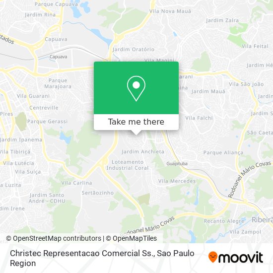 Mapa Christec Representacao Comercial Ss.