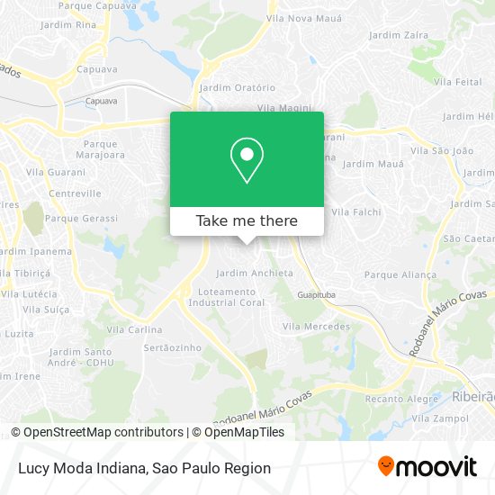 Mapa Lucy Moda Indiana