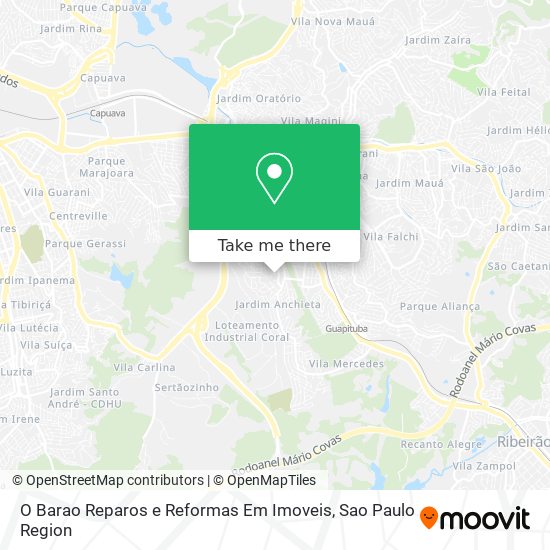 Mapa O Barao Reparos e Reformas Em Imoveis