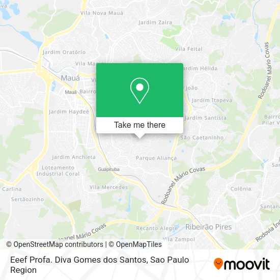 Eeef Profa. Diva Gomes dos Santos map