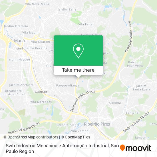 Swb Indústria Mecânica e Automação Industrial map