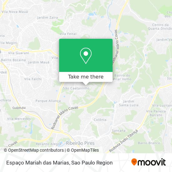 Espaço Mariah das Marias map