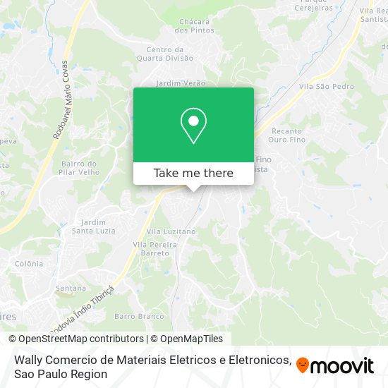 Wally Comercio de Materiais Eletricos e Eletronicos map