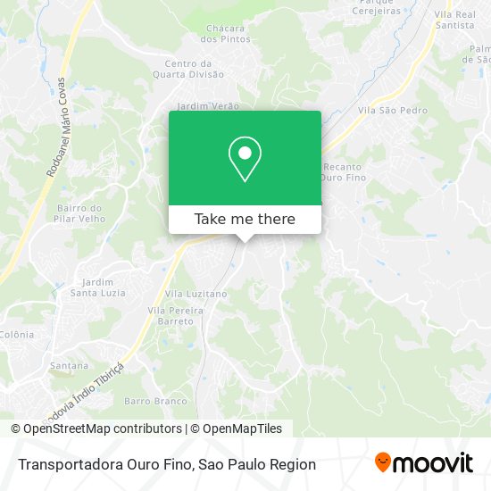 Transportadora Ouro Fino map
