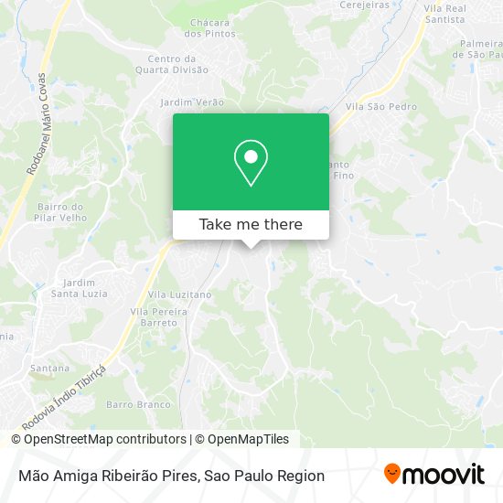 Mapa Mão Amiga Ribeirão Pires