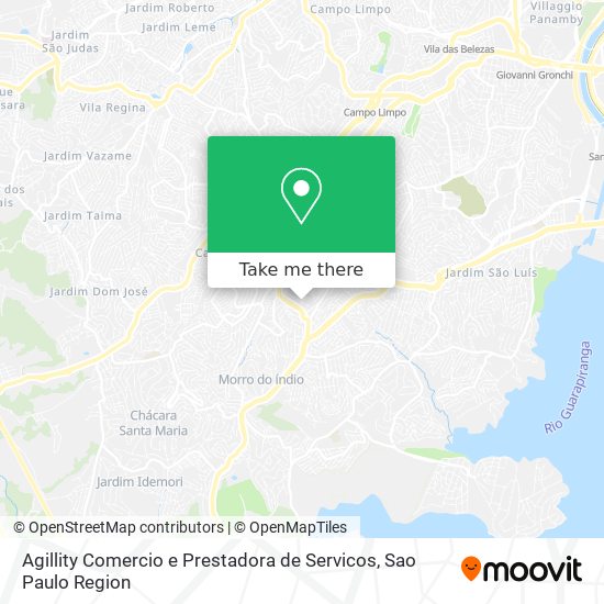 Agillity Comercio e Prestadora de Servicos map