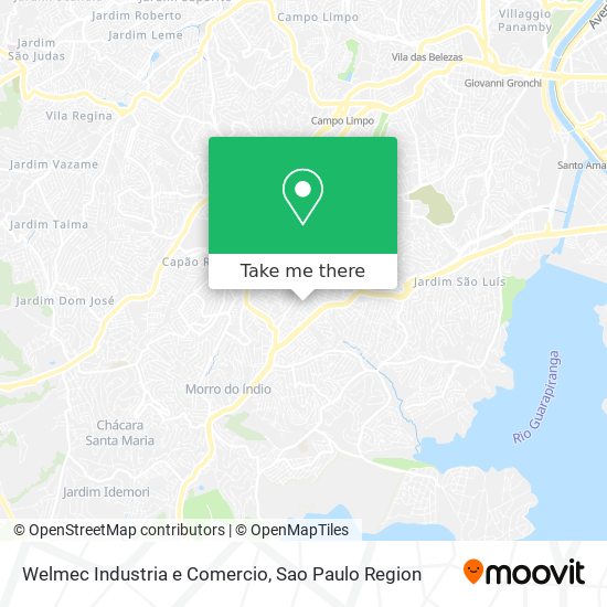 Mapa Welmec Industria e Comercio