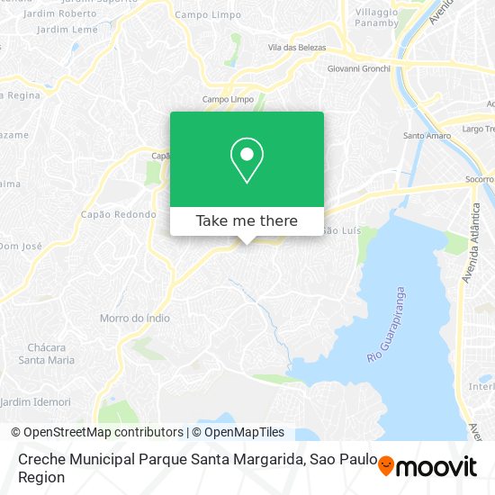 Creche Municipal Parque Santa Margarida map