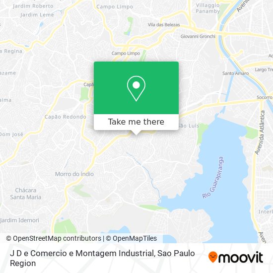 J D e Comercio e Montagem Industrial map