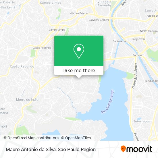 Mauro Antônio da Silva map