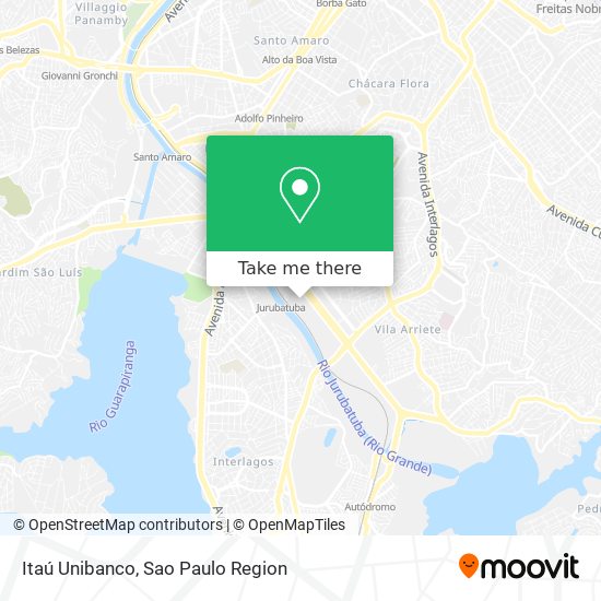 Itaú Unibanco map