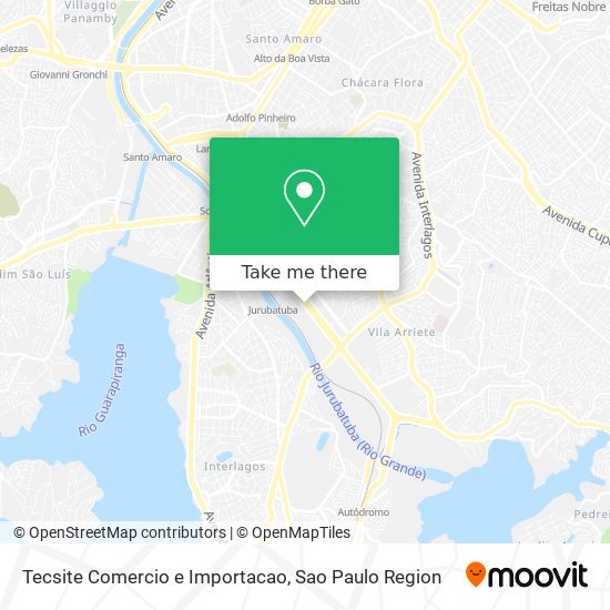 Mapa Tecsite Comercio e Importacao